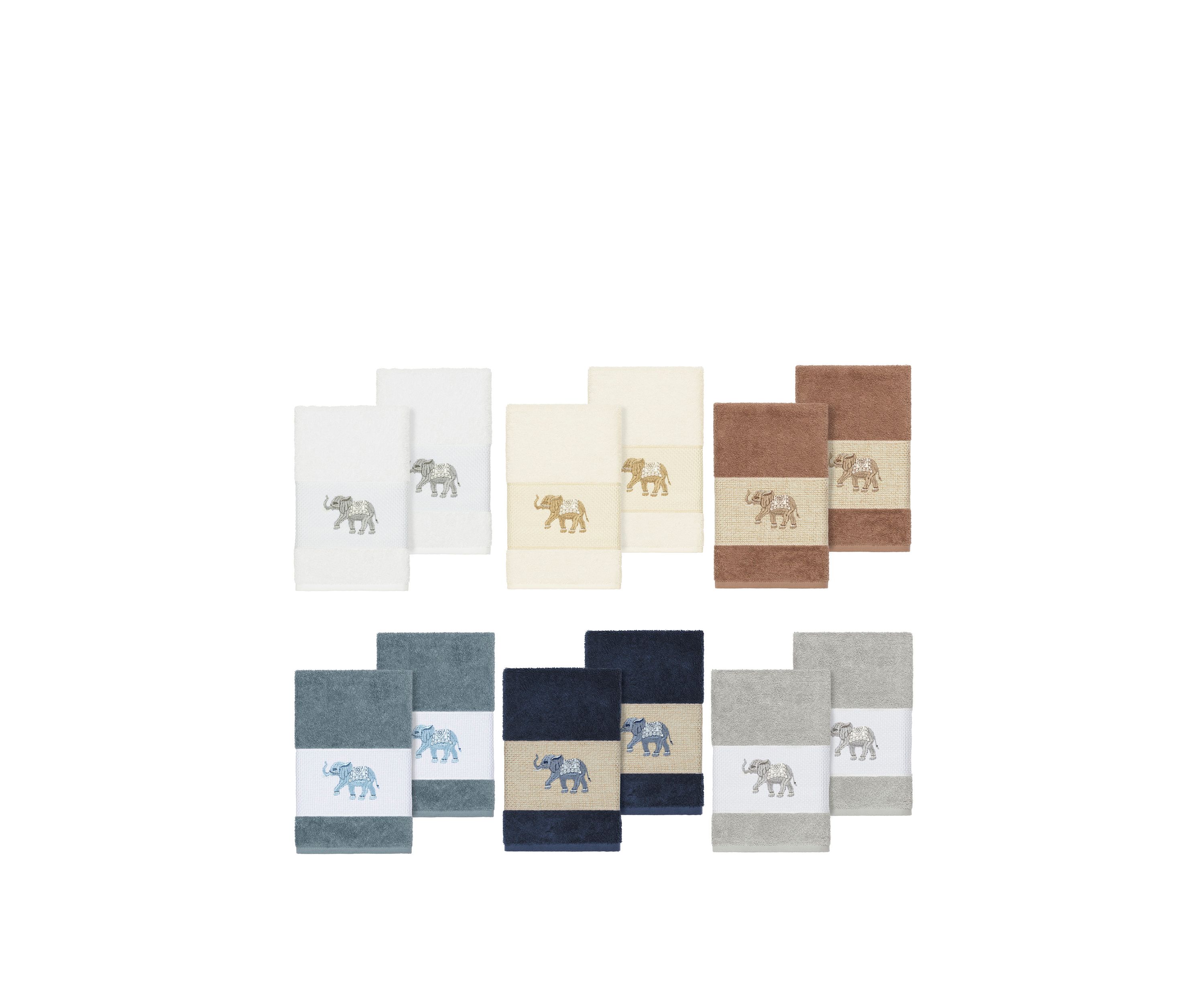 Quinn 2 Piece Embellished Hand Towel Set