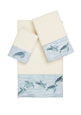 Mia 3 Piece Embellished Towel Set