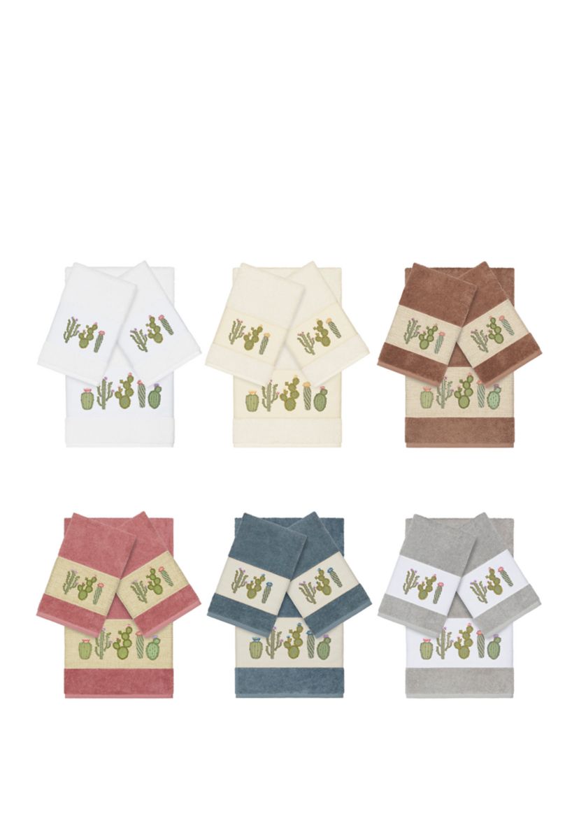 Mila 3 Piece Embellished Towel Set