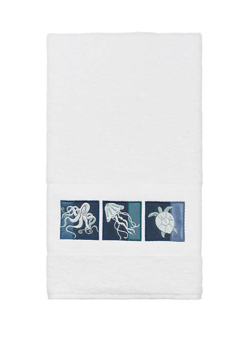 Linum Home Textiles Ava Embellished Bath Towel
