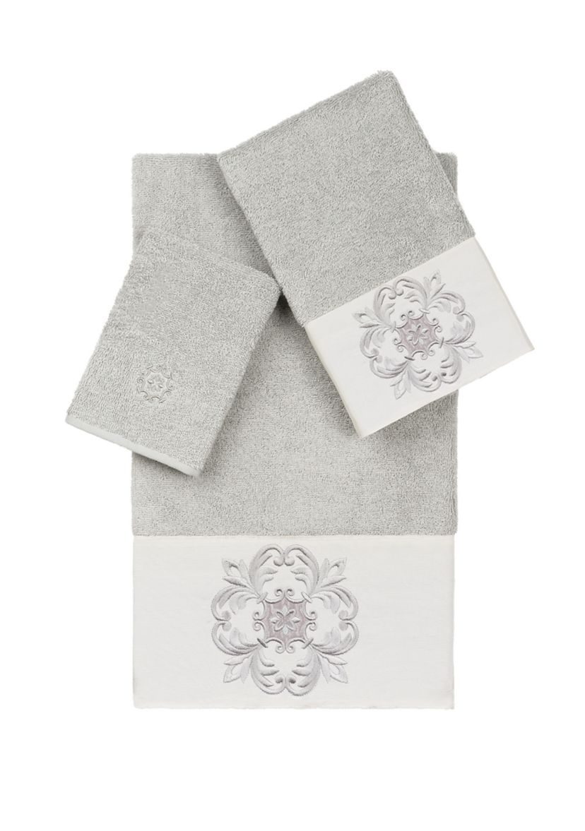 Alyssa 3 Piece Embellished Towel Set