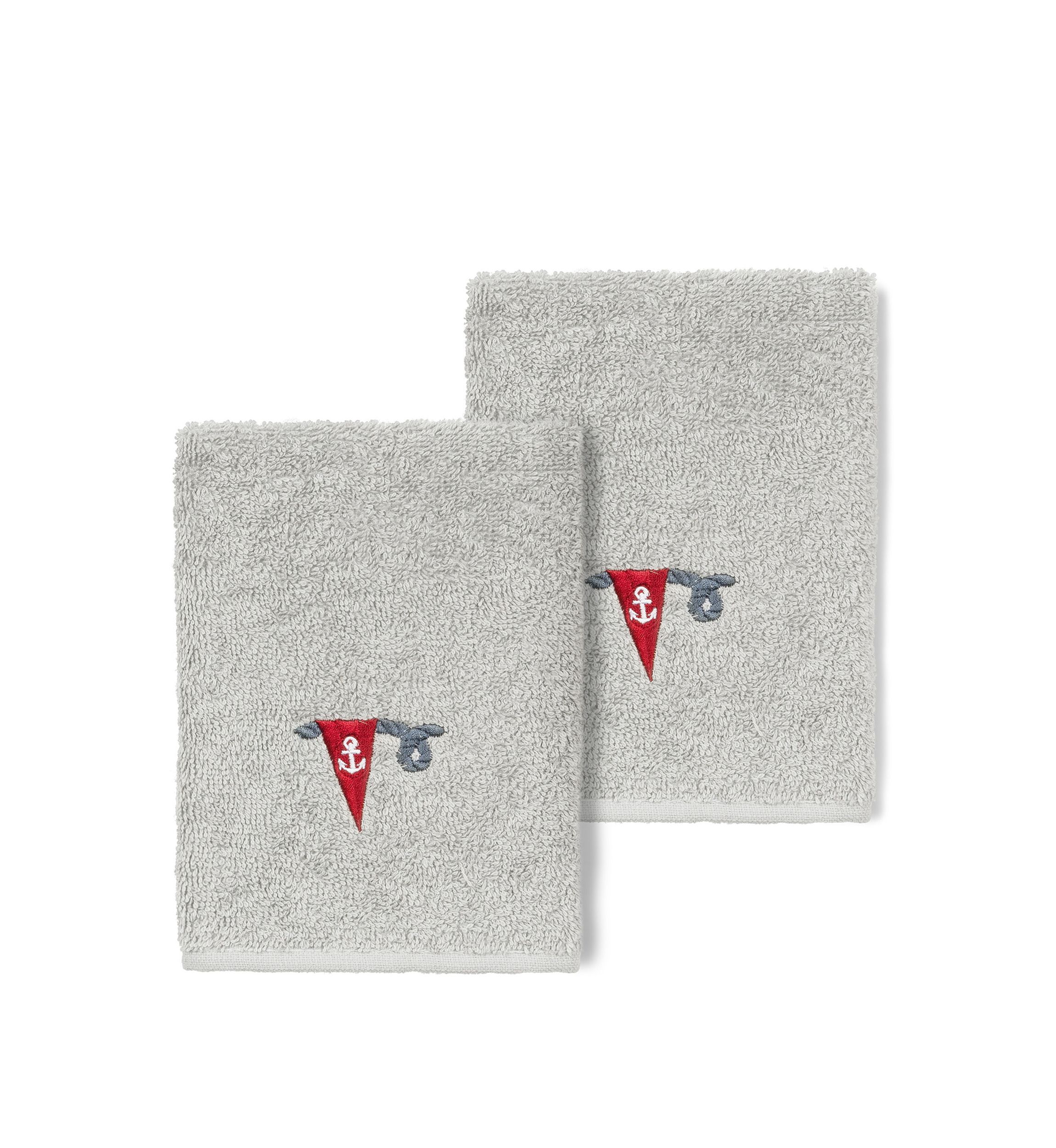 Ethan 2 Piece Embellished Washcloth Set
