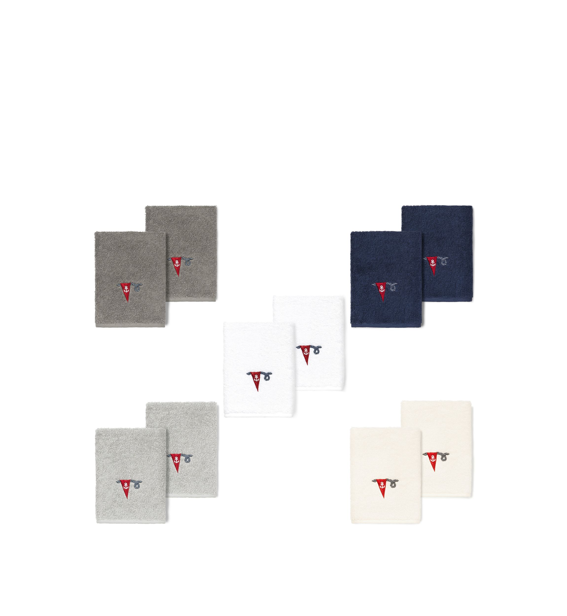 Ethan 2 Piece Embellished Washcloth Set