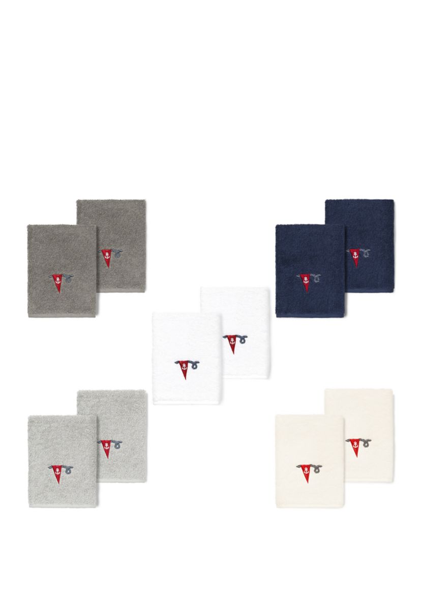 Ethan 2 Piece Embellished Washcloth Set