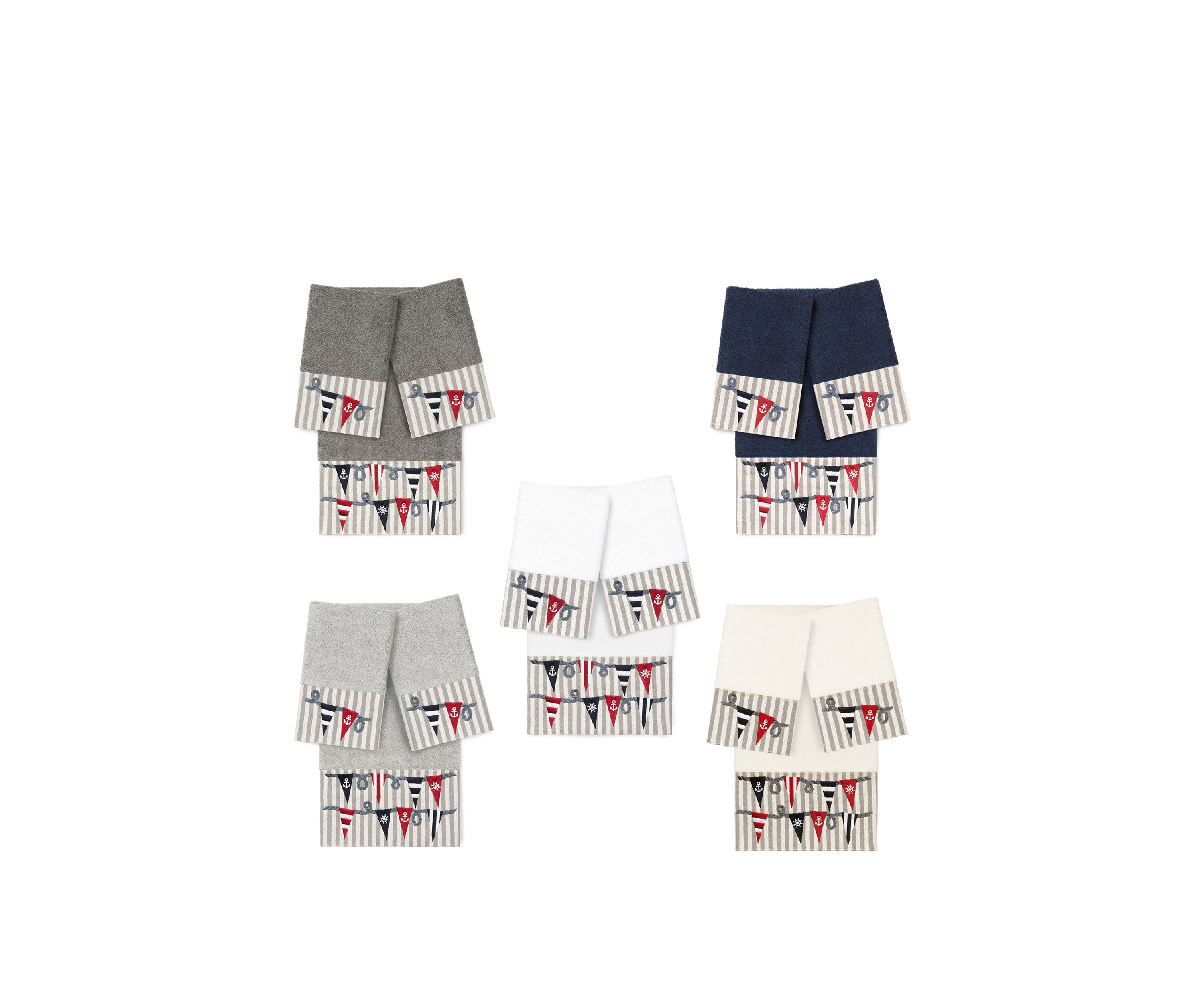 Ethan 3 Piece Embellished Towel Set