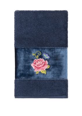 Linum Home Textiles Rebecca Embellished Hand Towel