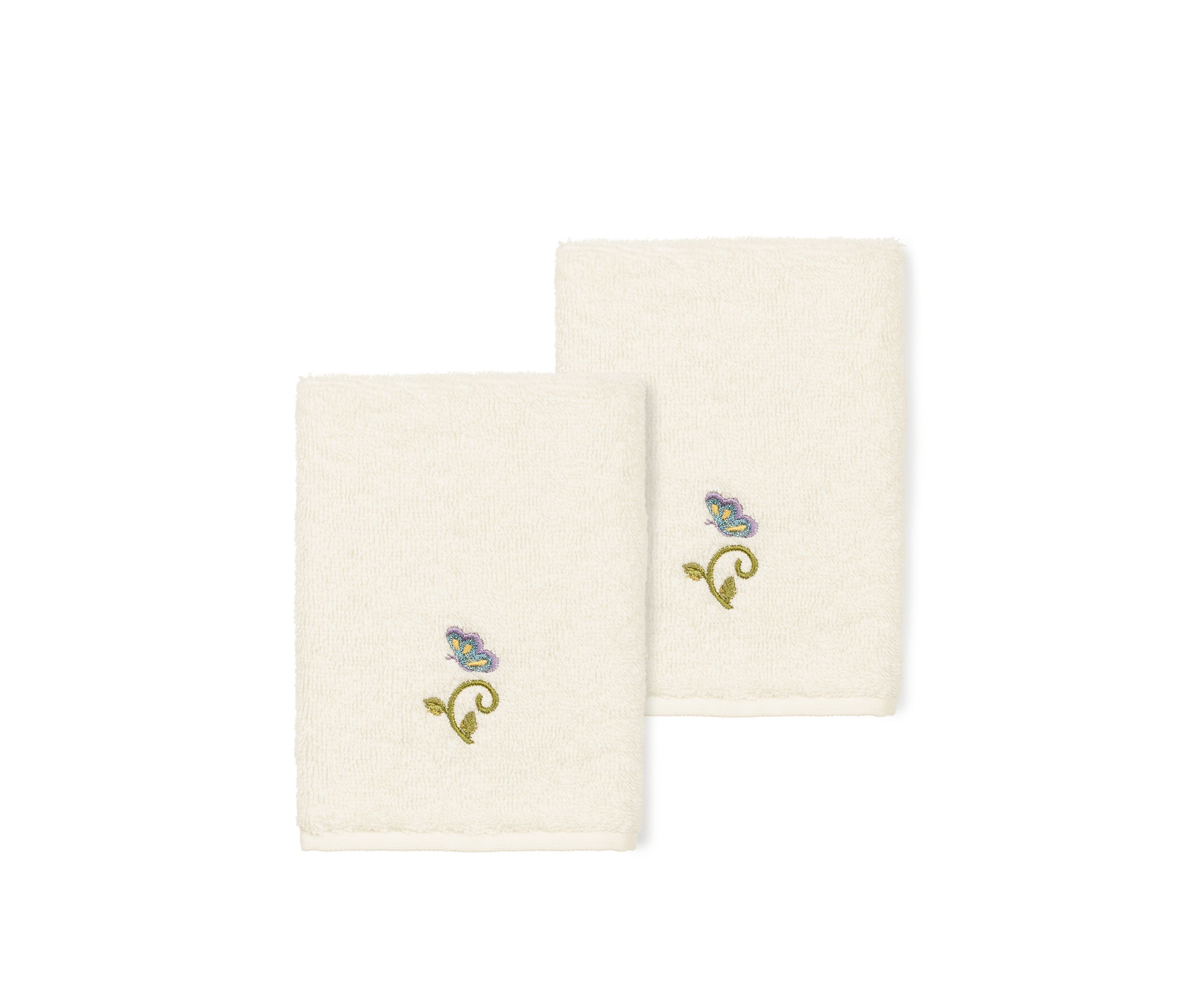 Rebecca 2 Piece Embellished Washcloth Set
