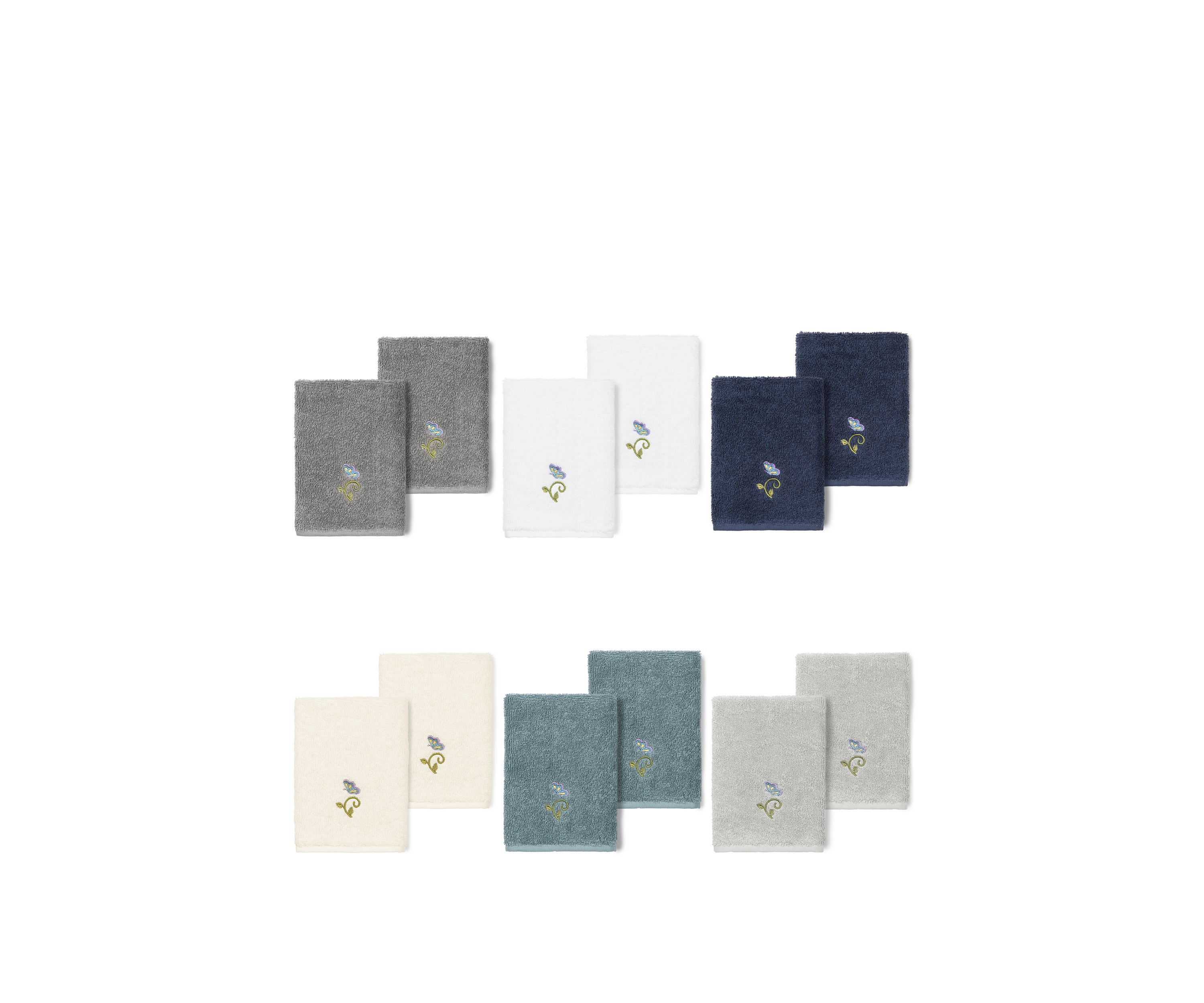 Rebecca 2 Piece Embellished Washcloth Set