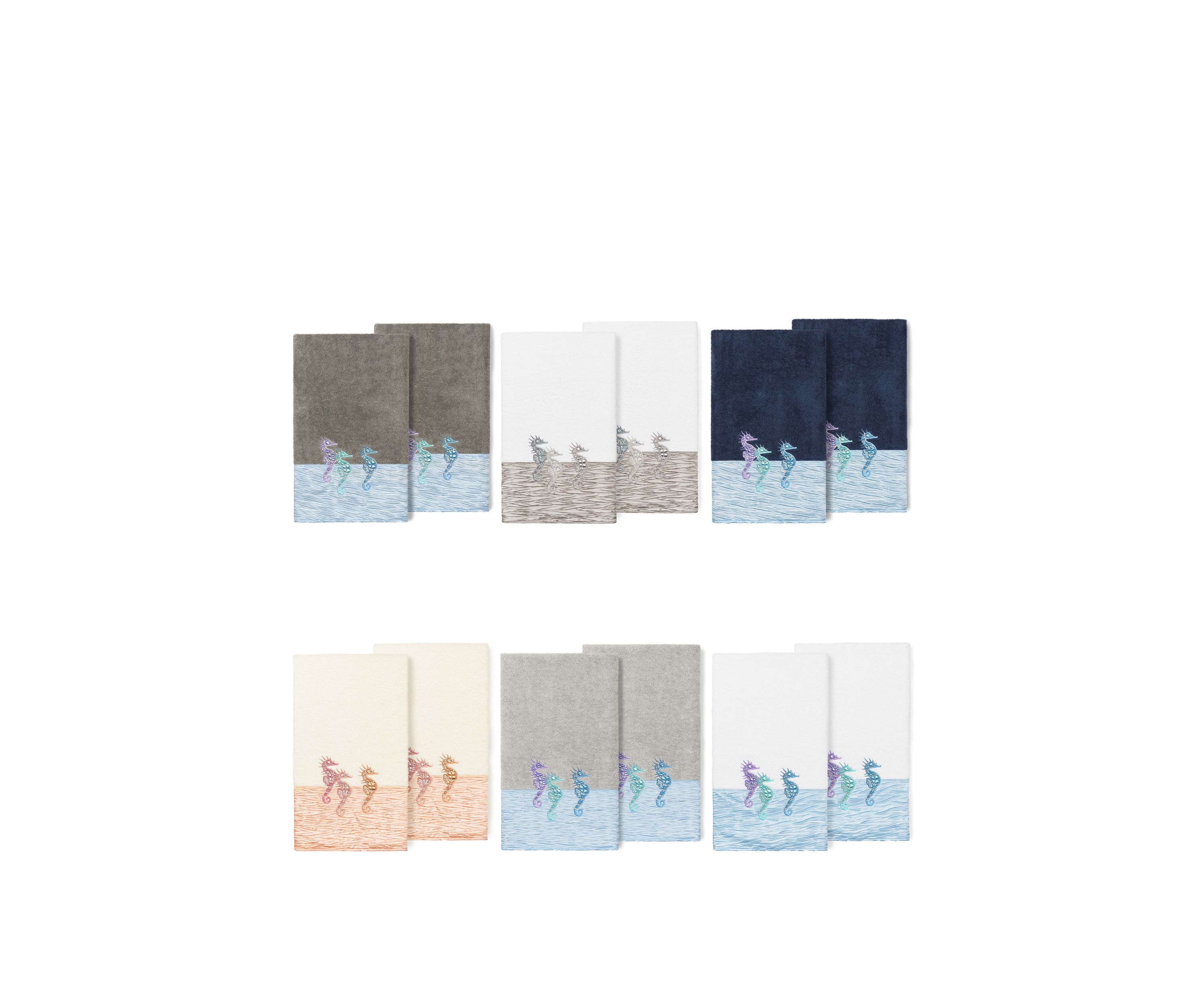 Sofia 2 Piece Embellished Bath Towel Set