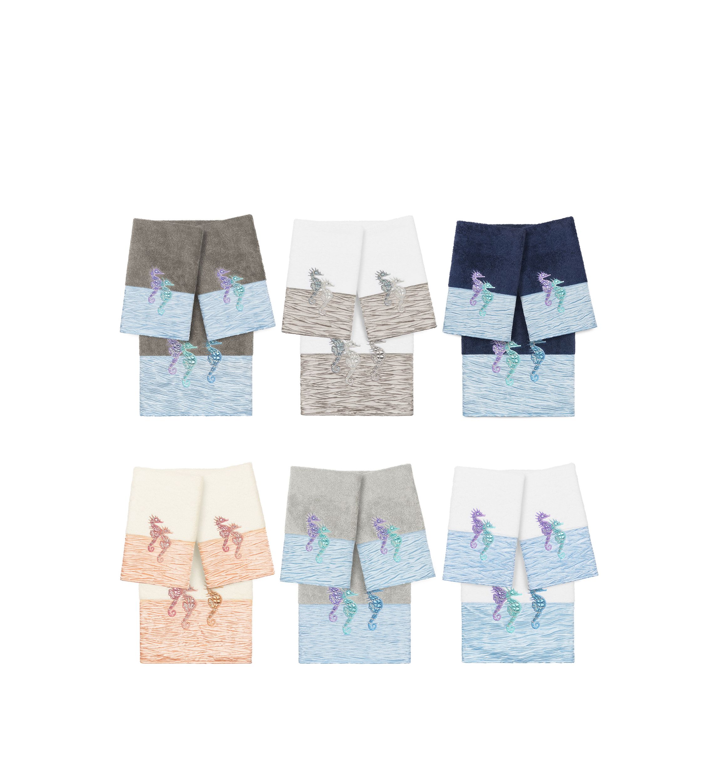 Sofia 3 Piece Embellished Towel Set