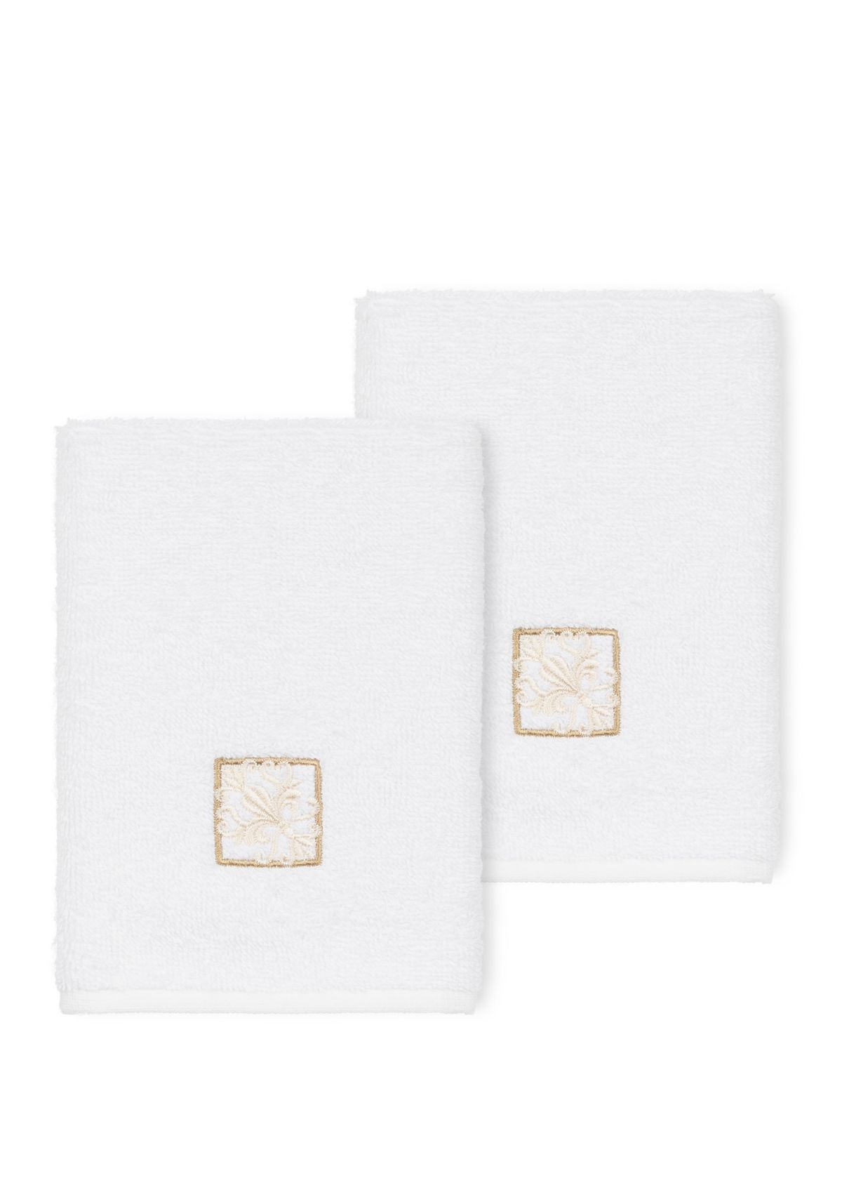 Vivian 2 Piece Embellished Washcloth Set