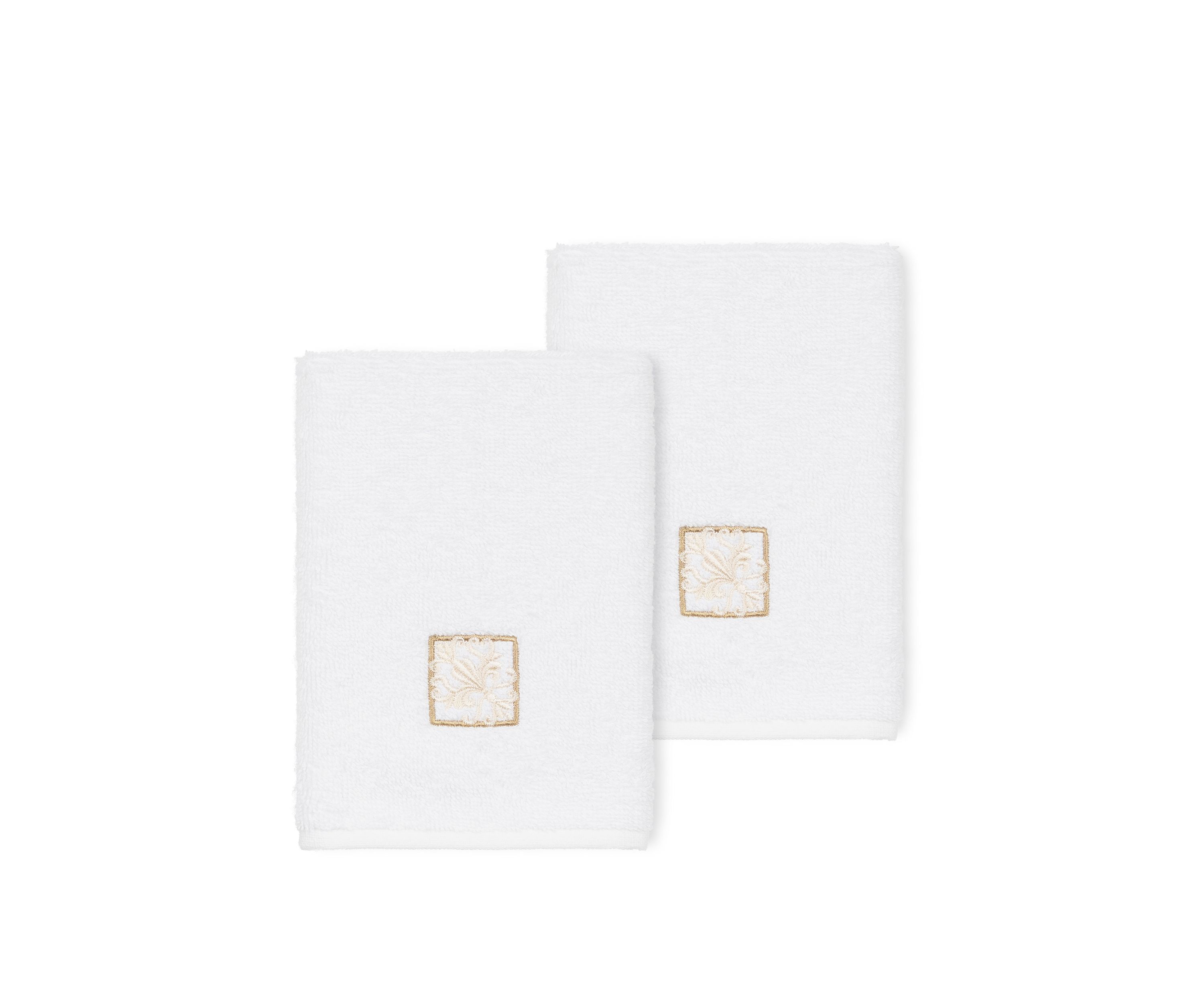 Vivian 2 Piece Embellished Washcloth Set