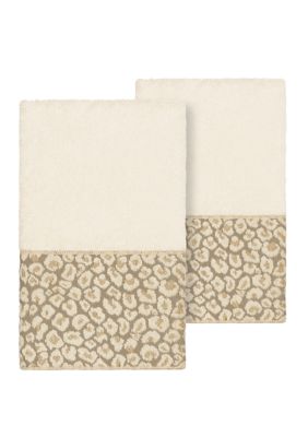 Spots 2 Piece Embellished Hand Towel Set