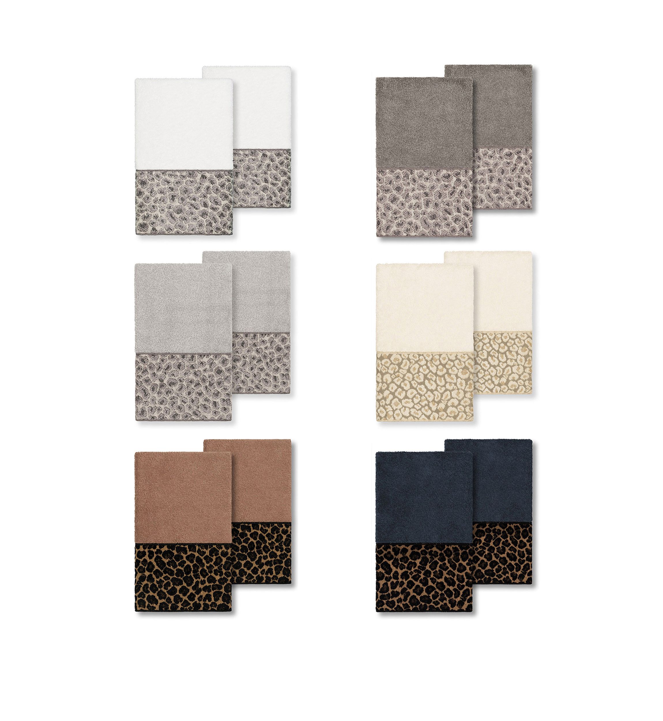 Spots 2 Piece Embellished Hand Towel Set