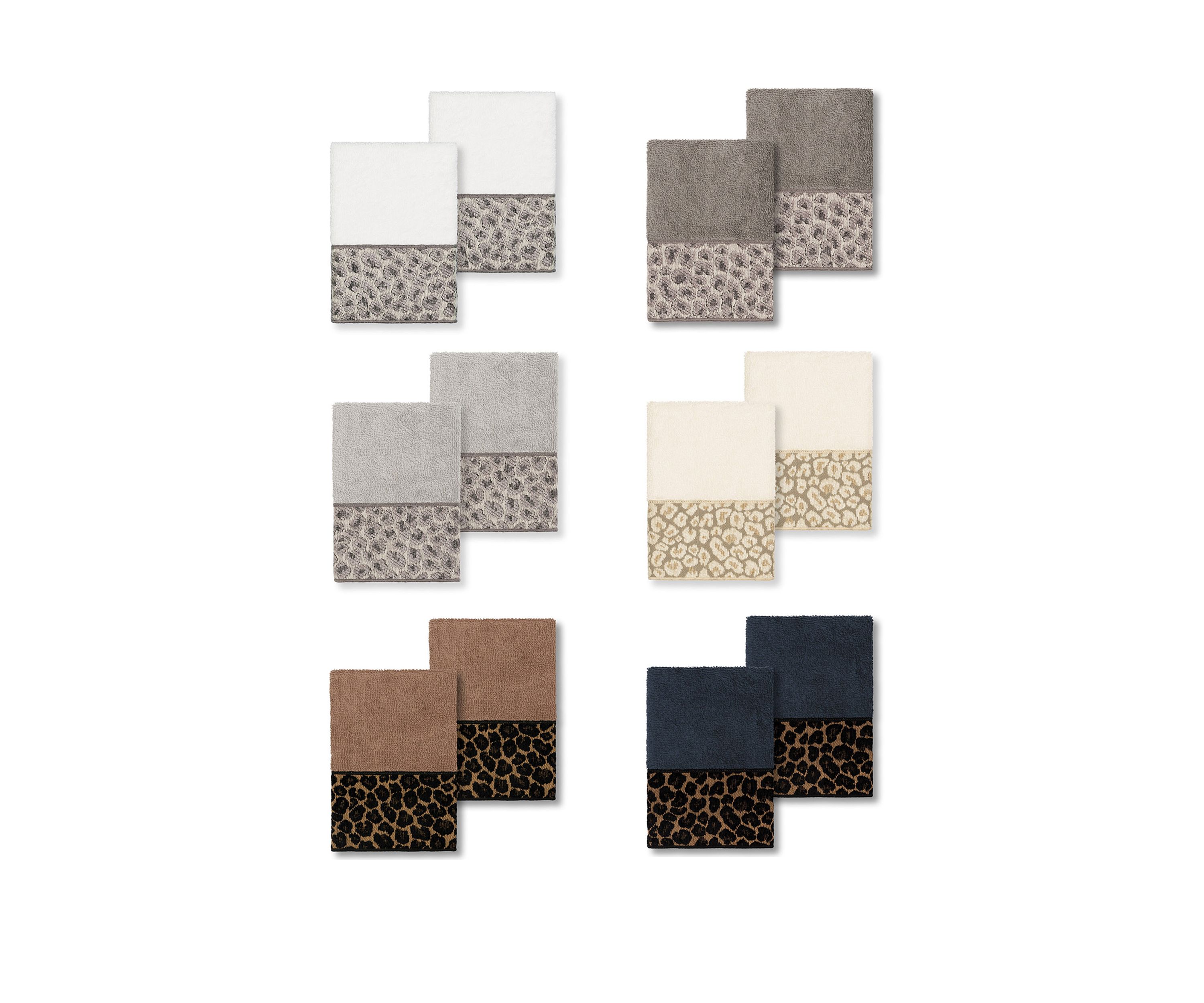 Spots 2 Piece Embellished Washcloth Set