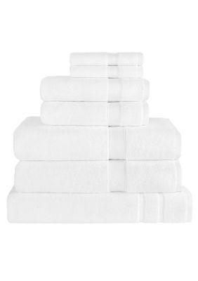 Linum Home Textiles Anovia 7 Piece Oversized Towel Set, White