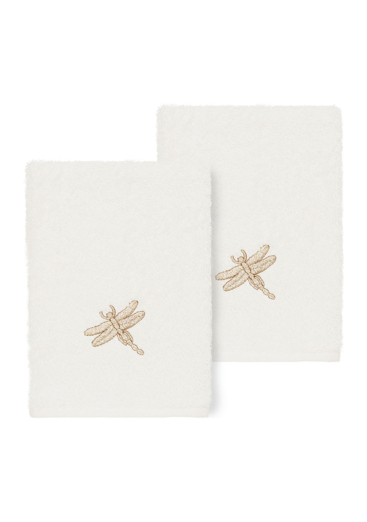 BRAELYN 2PC Embellished Washcloth Set