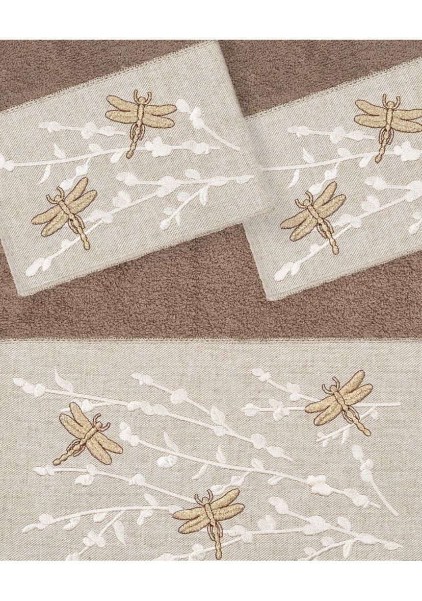 BRAELYN 3PC Embellished Towel Set