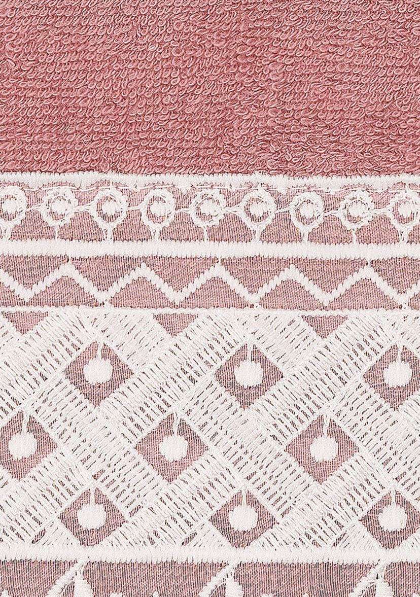 AIDEN White Lace Embellished Hand Towel