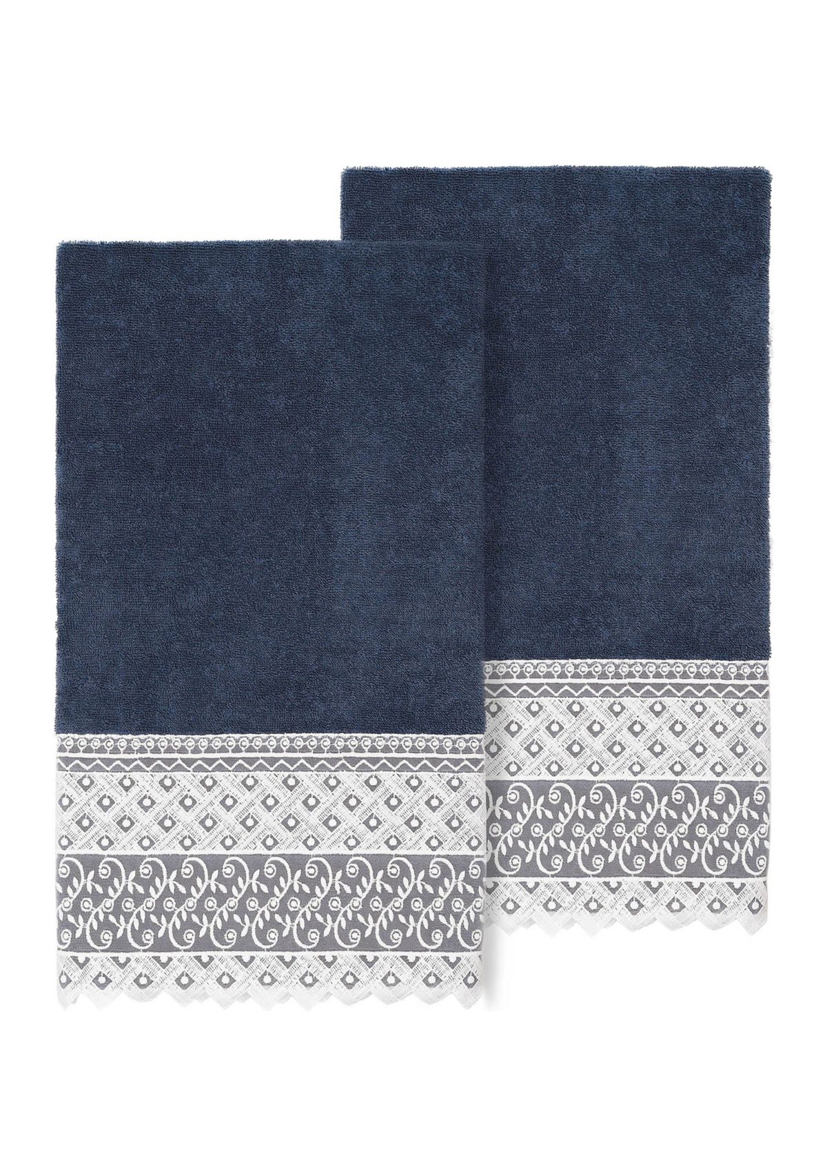 linum-home-textiles-aiden-2pc-white-lace-embellished-bath-towel-set-belk