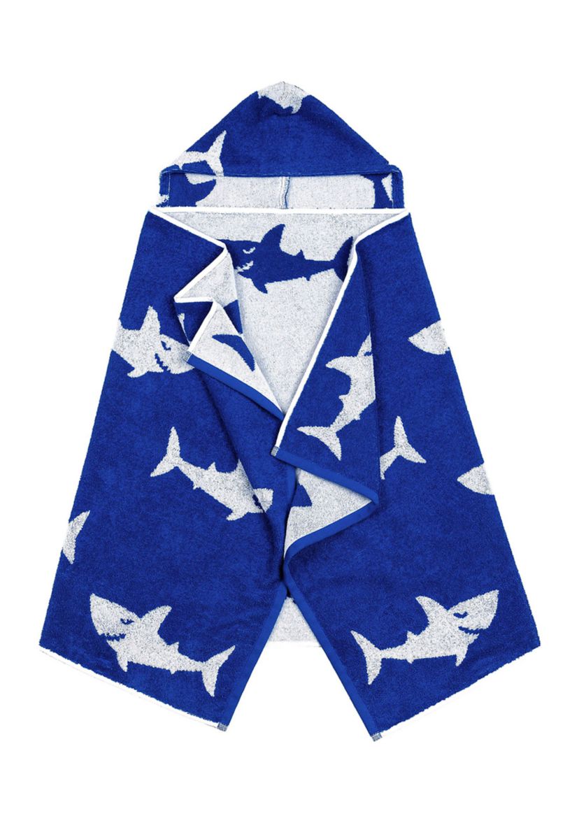 Hooded Easy Bath and Beach Wrap for Boys