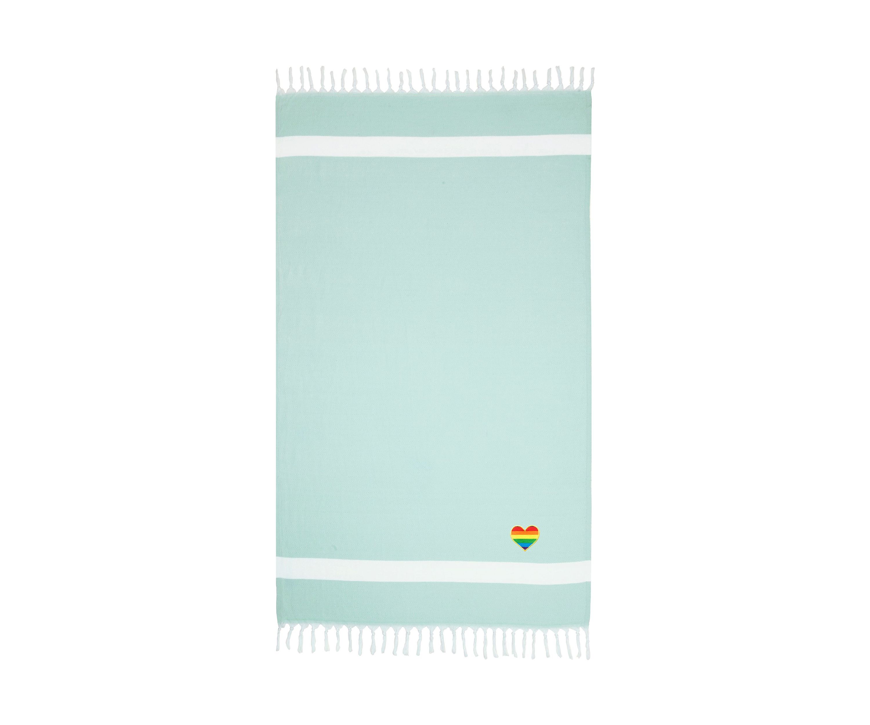 Diamond Pestemal Beach Towel Heart