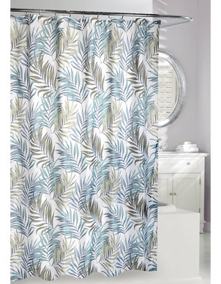 Moda Key Largo Fabric Shower Curtain Belk, Belk Shower Curtains