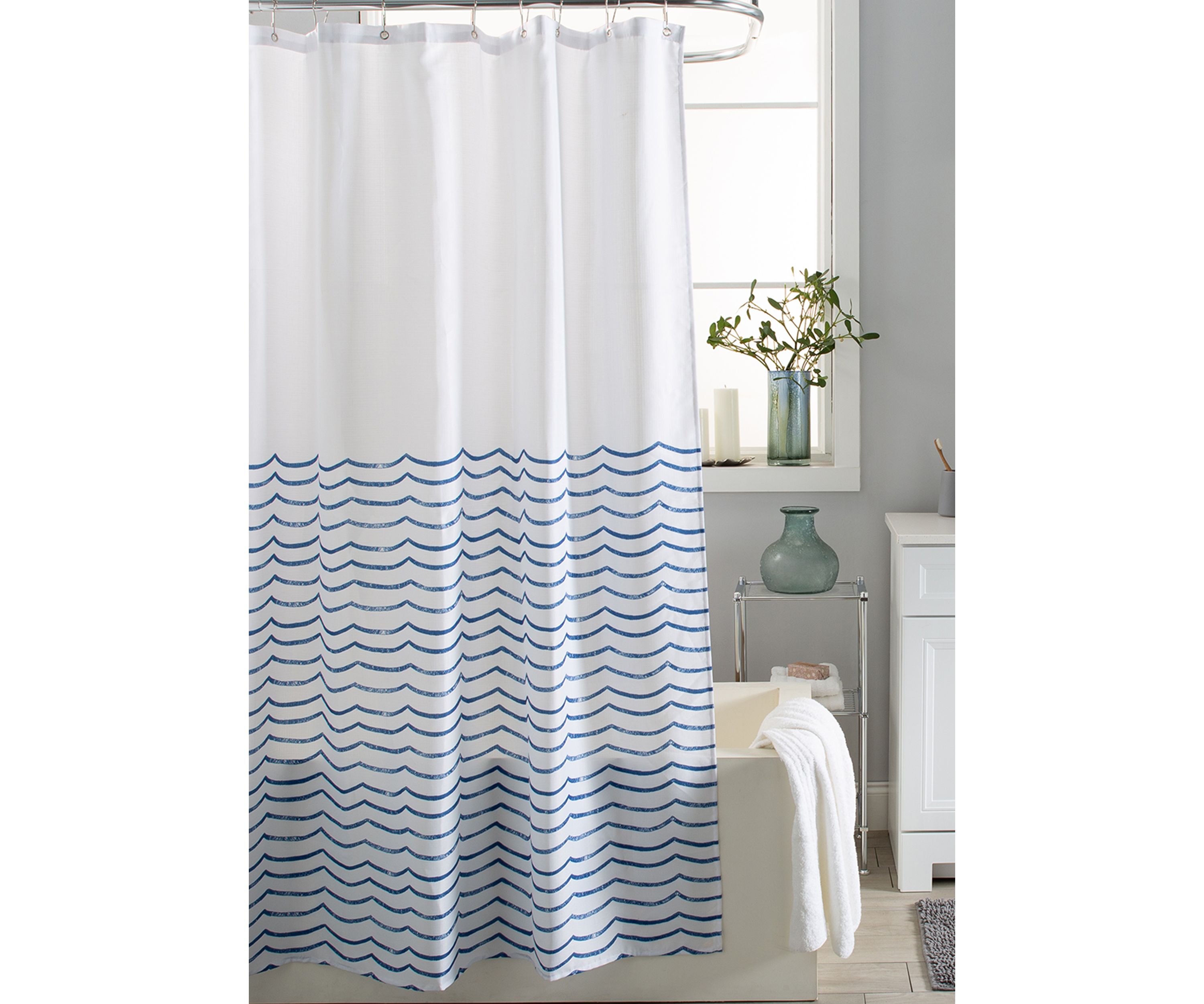 Waves Shower Curtain