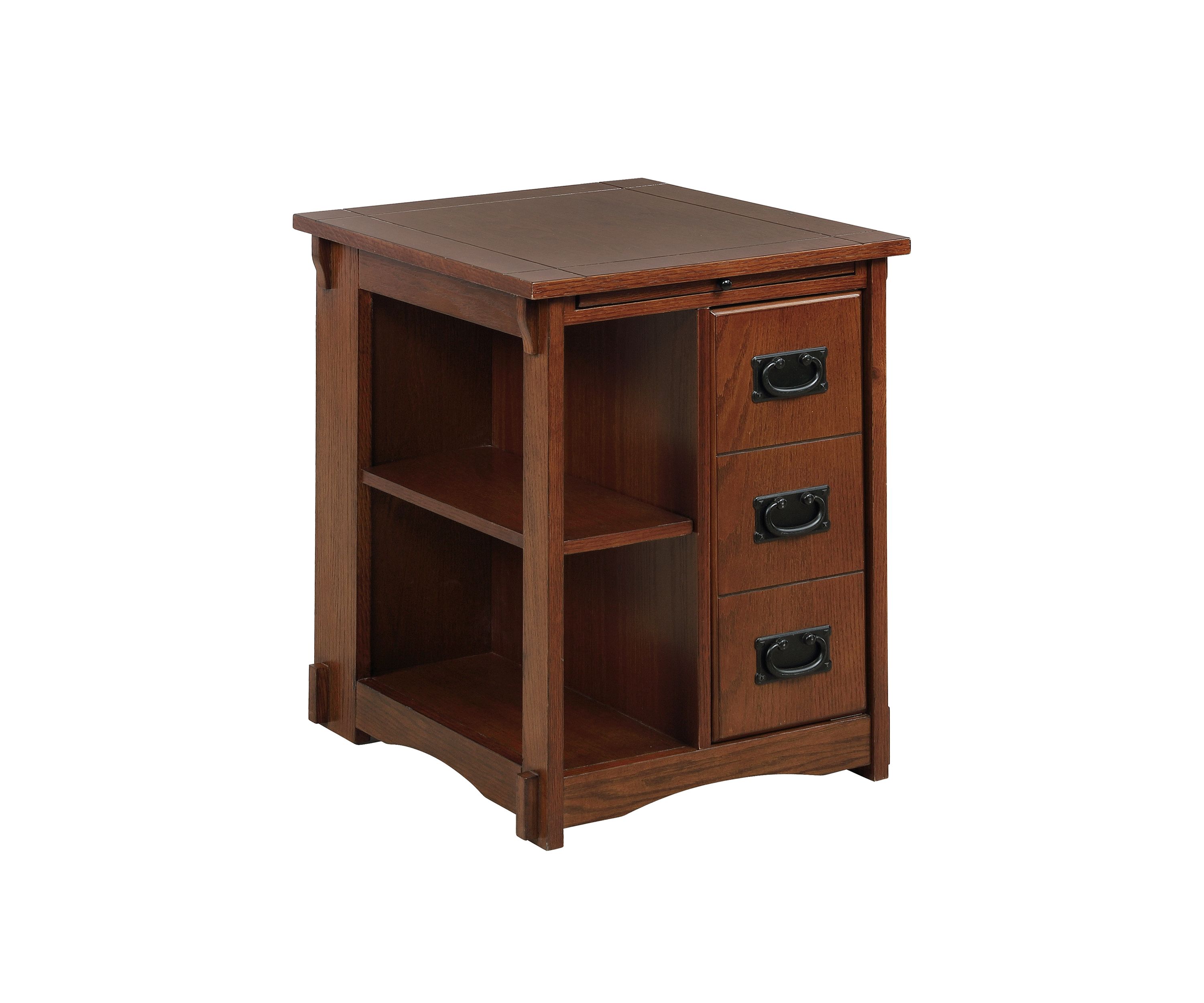 Brock Side Table in Brown 