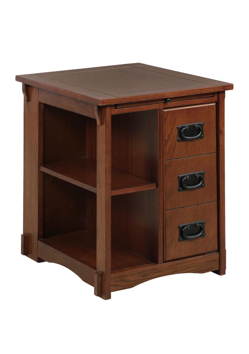 Brock Side Table in Brown 