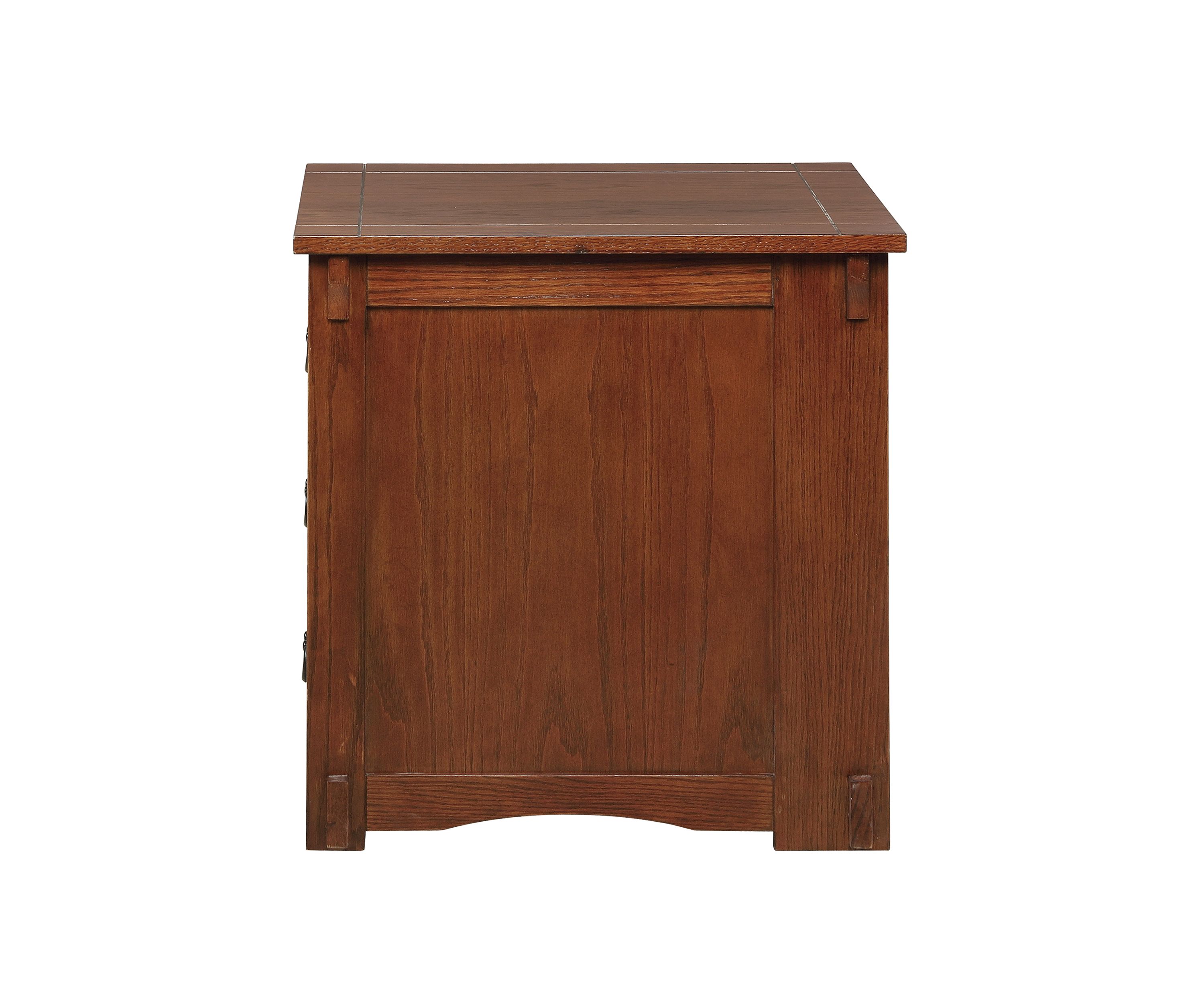 Brock Side Table in Brown 
