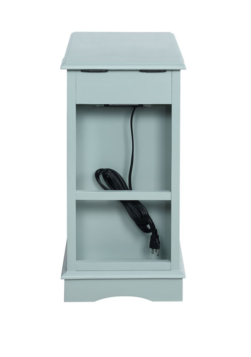 Lincoln Aqua Accent Table