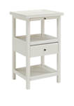 Callies Side Table in White