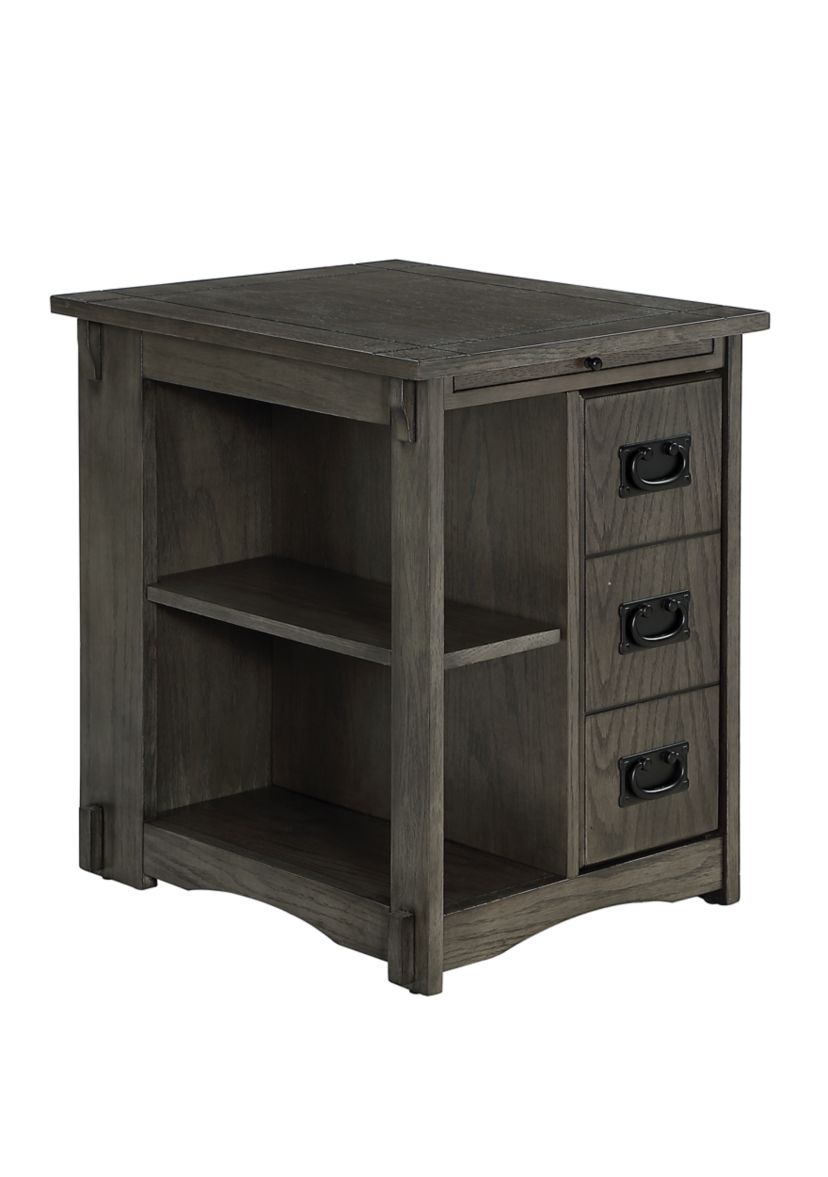 Brock Side Table - Gray 