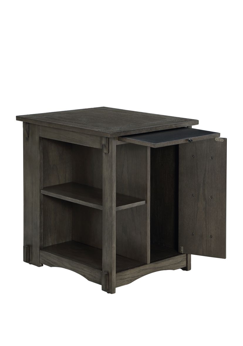 Brock Side Table - Gray 