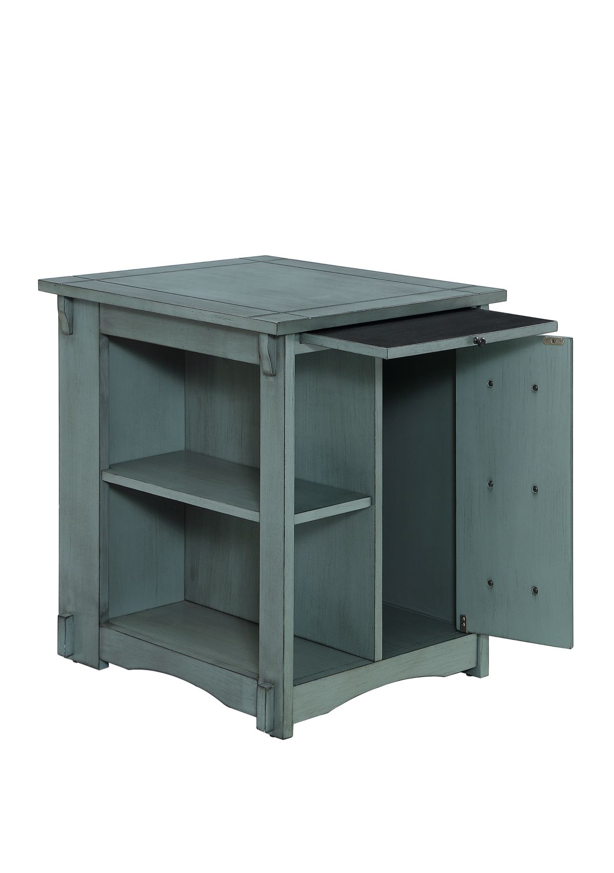 Brock Side Table in Teal