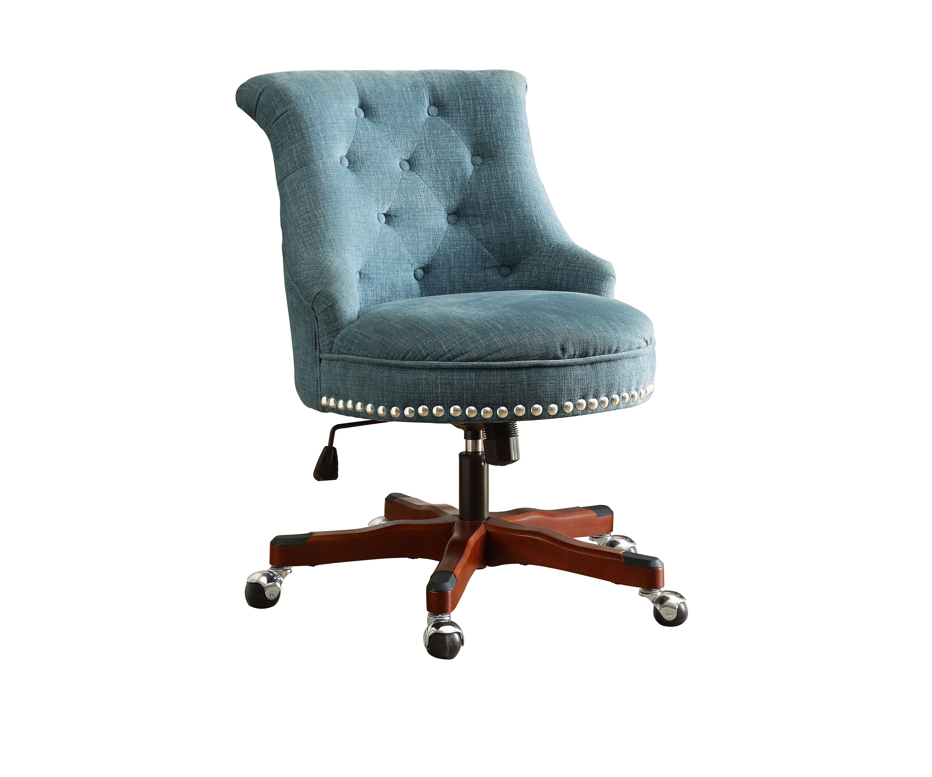 Culver Office Chair with Wood Base