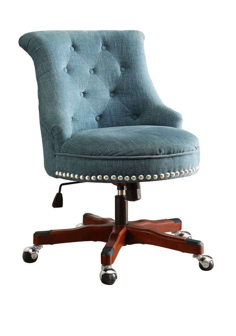 Culver Office Chair with Wood Base