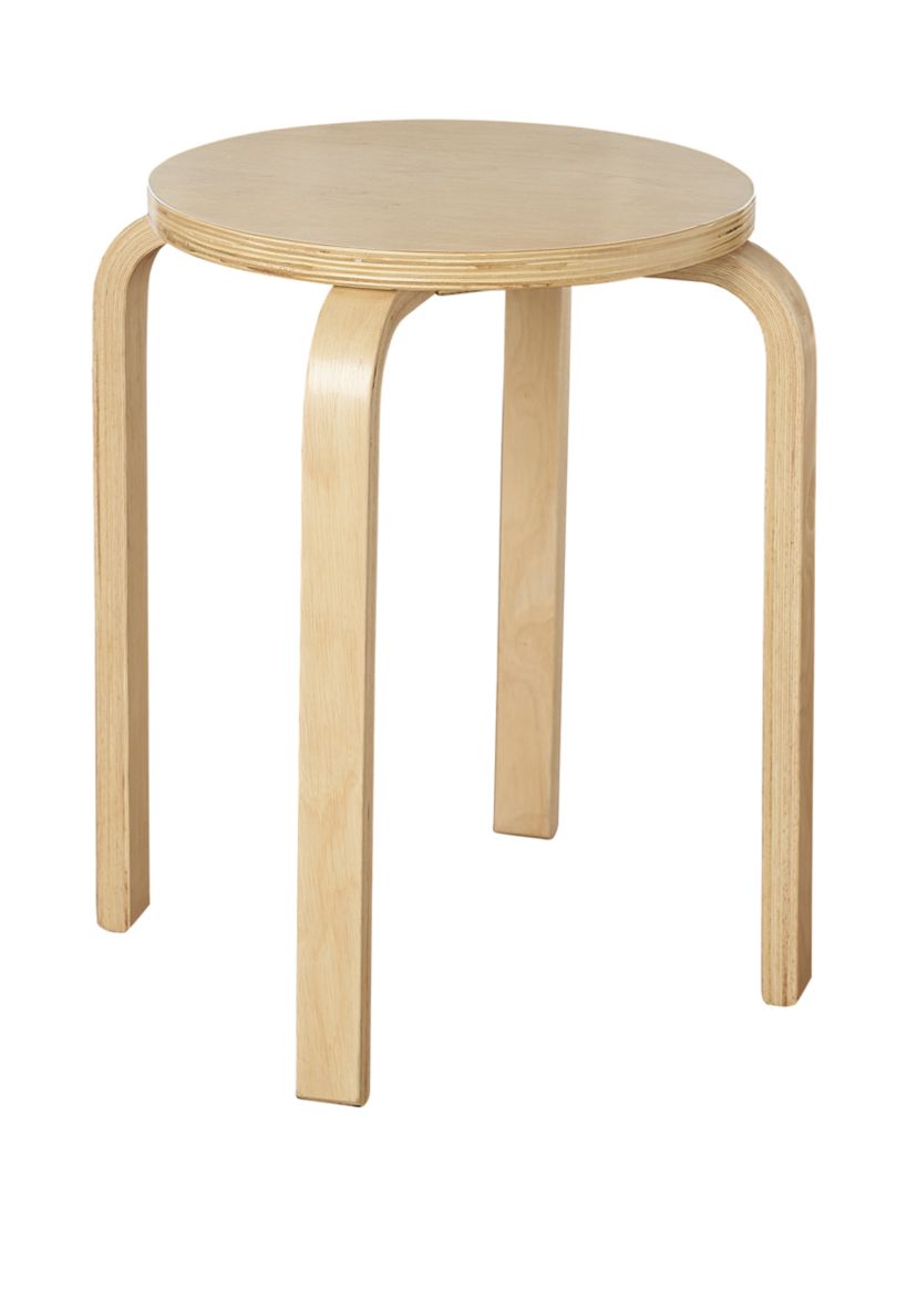 Mercer Natural Bentwood Stool Set