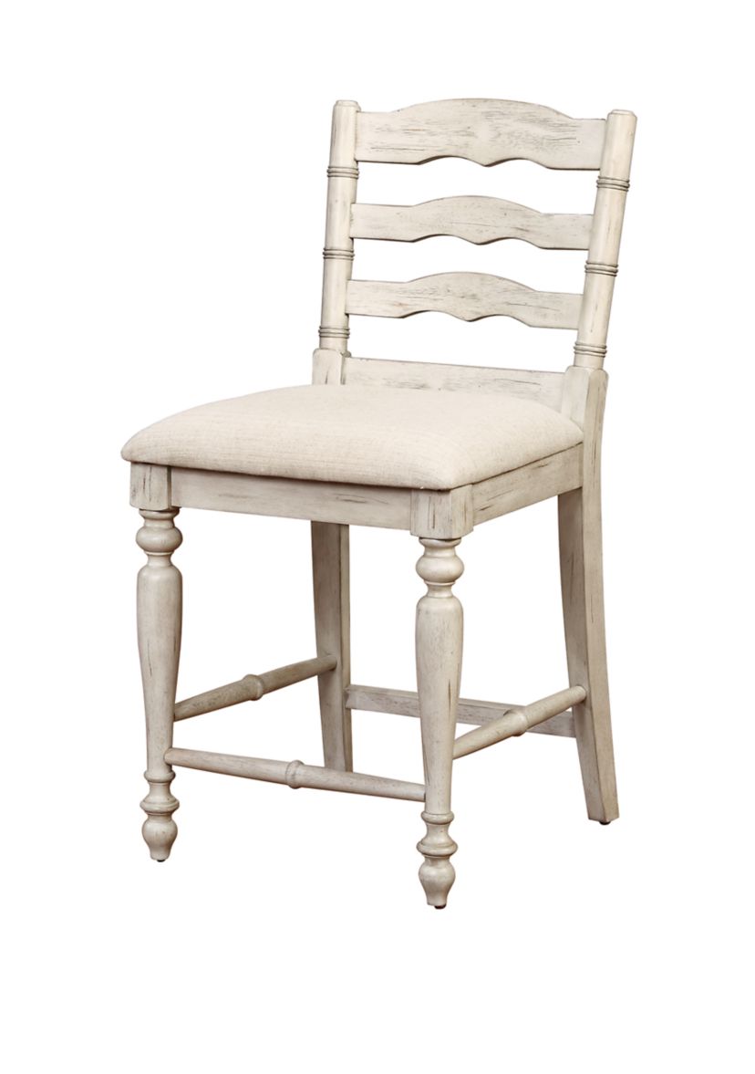 Avalon White Wash Counter Stool