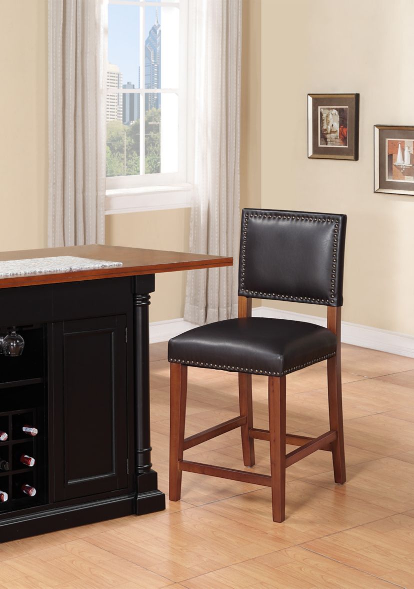 Quinn Black Counter Stool