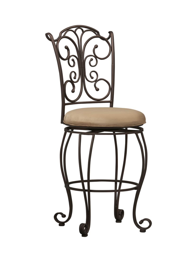 Indie Gathered Back Counter Stool