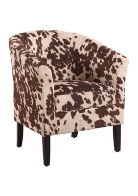 Linon Home Decor Products Austin Cow Print Chair Belk