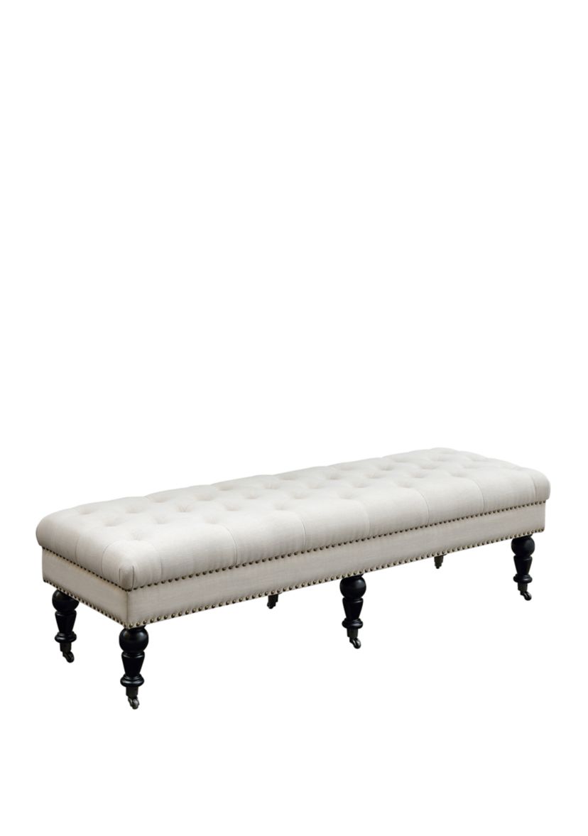 62 Inch Livia Natural Bench