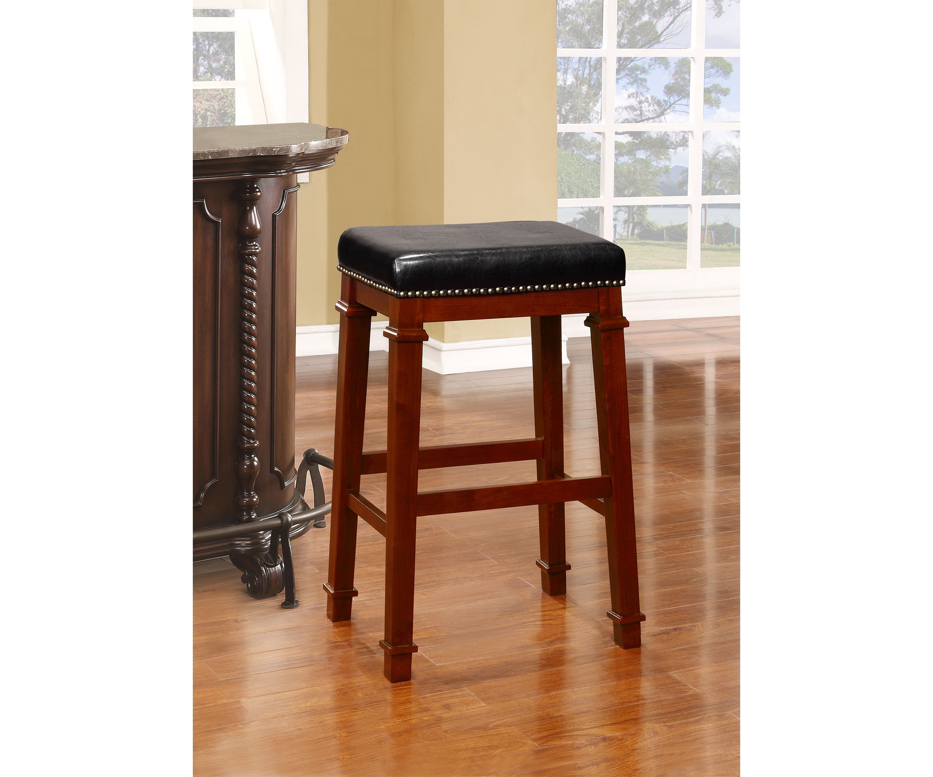 Ashford Backless PU Bar Stool