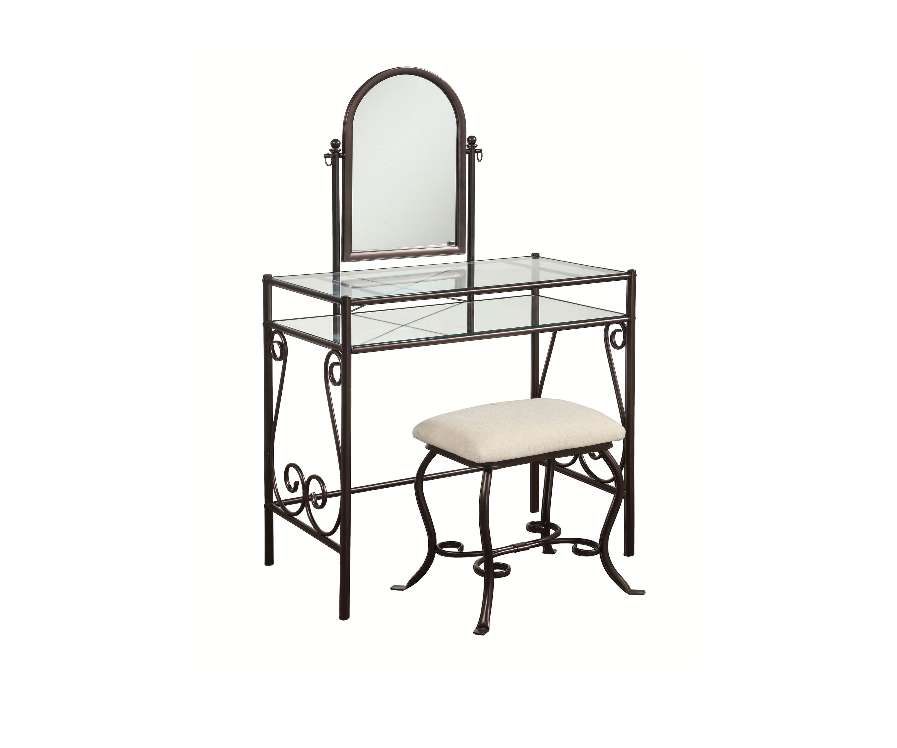 Olivia Metal Vanity Set