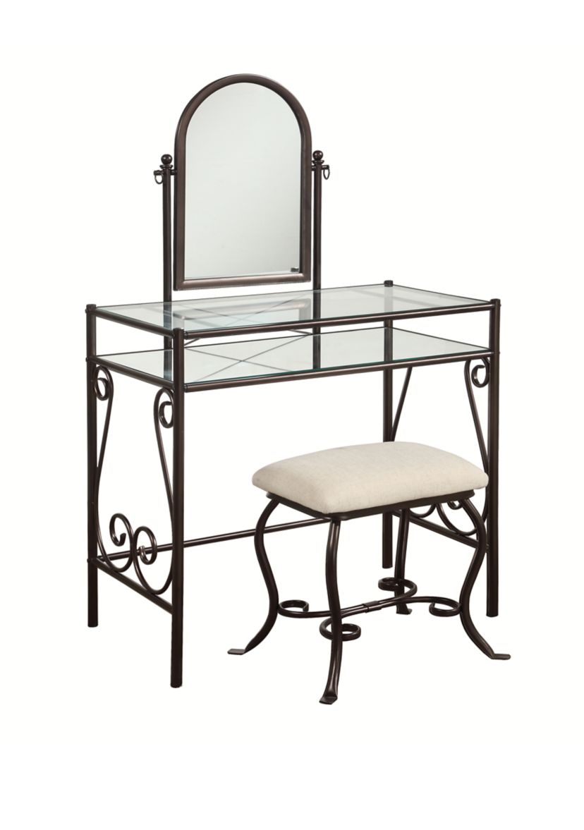 Olivia Metal Vanity Set