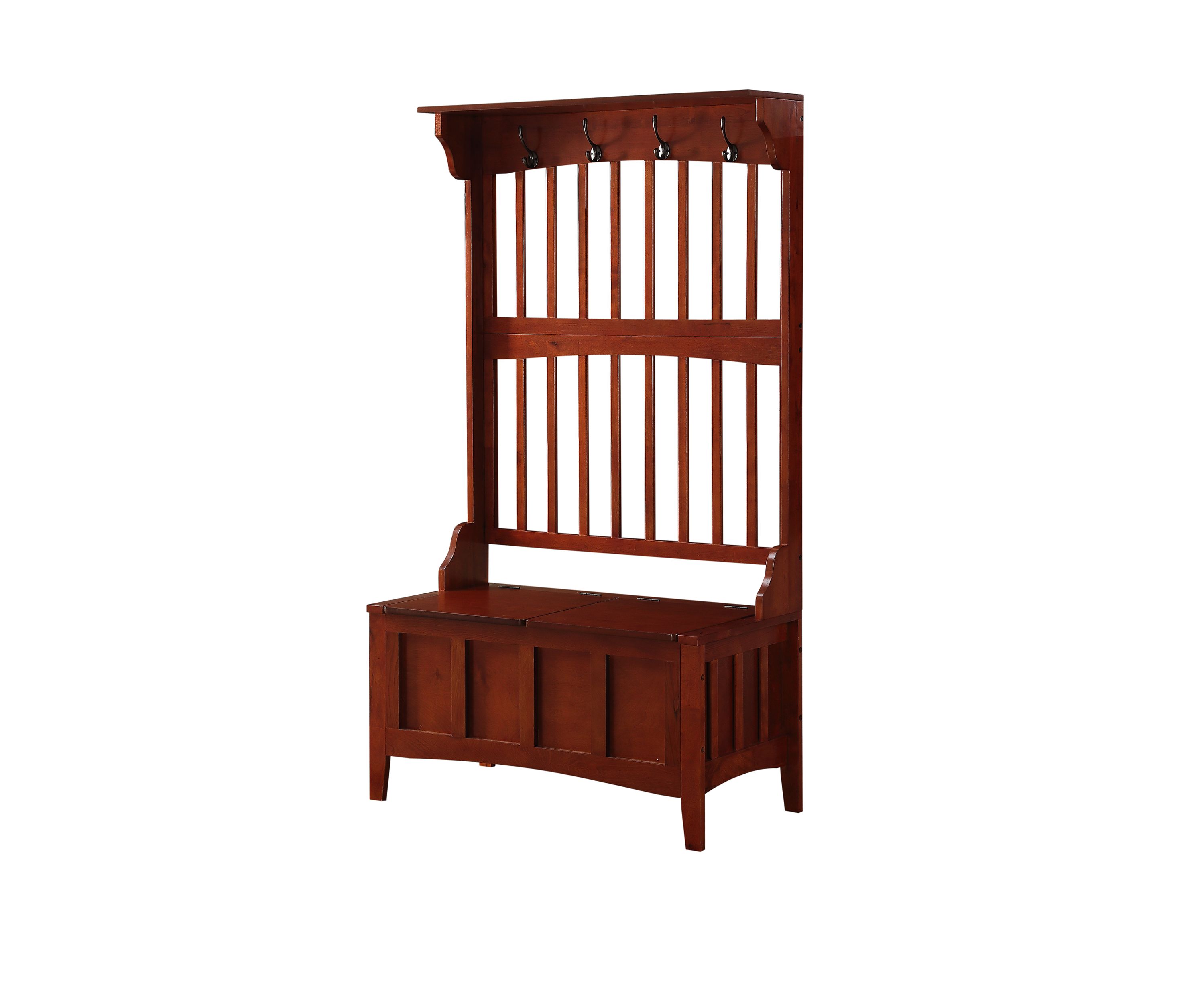 Newport Hall Tree with Storage Bench