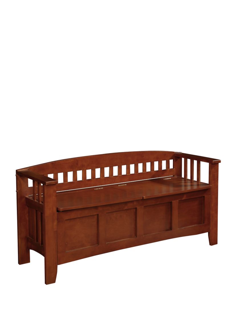 Marcey Split Seat Storage Bench
