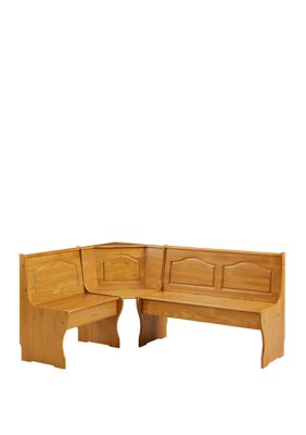 Linon Home DÃ©cor Products Audra Natural Corner Unit